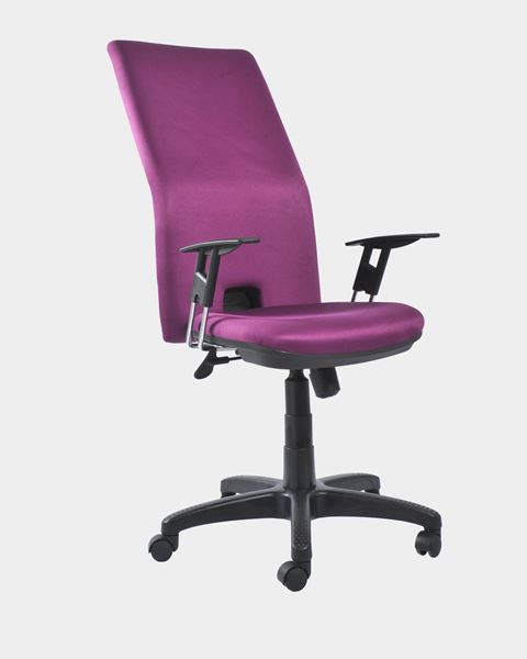 Picture of Adjustable Med Back Office Chair (Magenta)