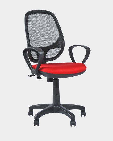 Picture of Mesh Staff Chair (Black&Red)