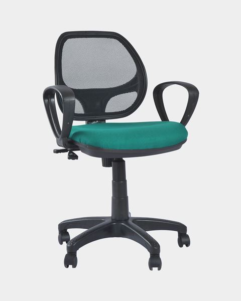 Picture of Mesh Staff Chair (Black&Blue Diamond)