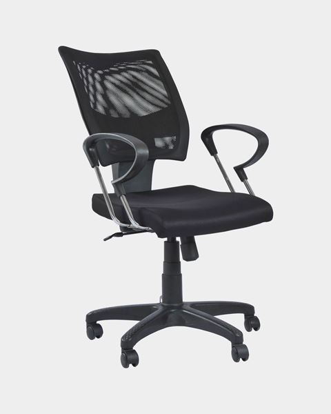 Picture of Medium Mesh Back Revolving Chair (Black)