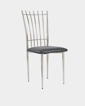 Picture of Metal Restaurant/Cafe Chair (Black)