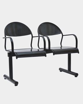 Picture of Two Seater Visitor Steel Bench