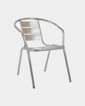 Picture of Stainless Steel Ladder Back Chair