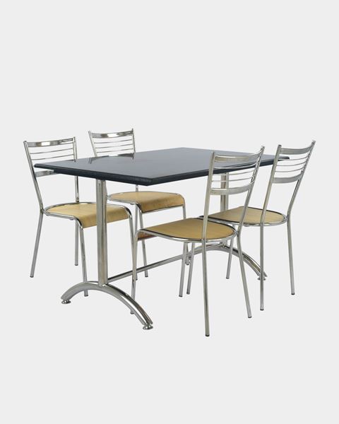 Picture of Granite Stainless Steel Table and Chair