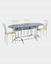 Picture of Glass Dining Table and 4 Rexine Dining Chairs