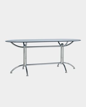 Picture of Design Glass Top Dining Table