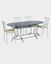 Picture of Restaurant Steel Dining Chair And Glass Top Table Set