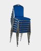 Picture of Stacking Banquet Chair Blue Fabric