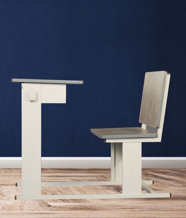 Study Chair with Writing Pad. Online Furniture Shopping Site in India