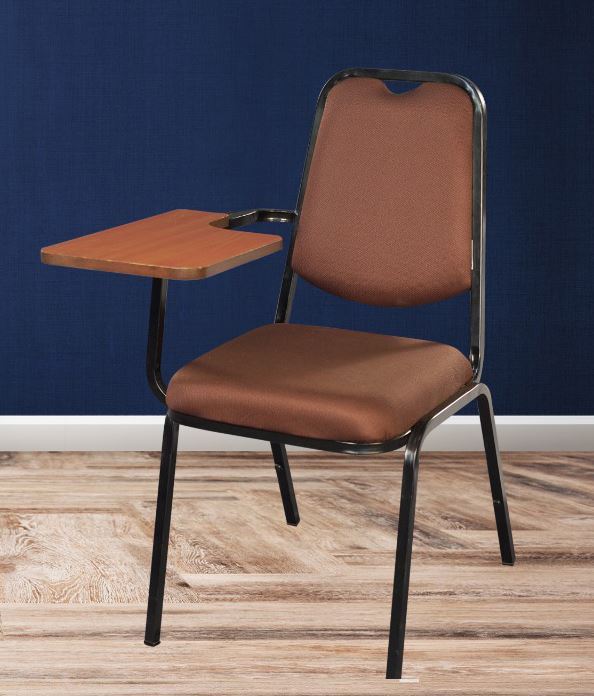 Study Chair with Cushion & Writing Pad. Online Furniture Shopping Site