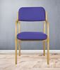 Picture of Wooden Golden Chair with  Cushion & Armrest