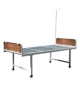 Picture of Powder Coated Medical Hospital Bed with Iv stand