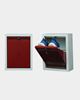 Picture of STAR CHAIRS Metal 1 Pair Shoe Rack Maroon | Wall-mountable SC 1-1