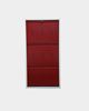 Picture of STAR CHAIRS Metal 6 Pair Shoe Rack Maroon | Wall-mountable SC 2-6