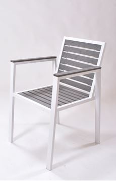 Picture of Stackable Garden Chair with Armrests