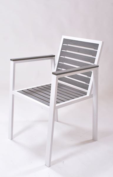 Picture of Stackable Garden Chair with Armrests