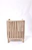 Picture of Outdoor Stacking Chair White Aluminum Frame Rope Back with cushion Seat