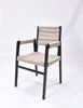 Picture of Wooden Arm Chair in Polypropylene Rope