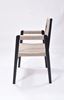 Picture of Wooden Arm Chair in Polypropylene Rope