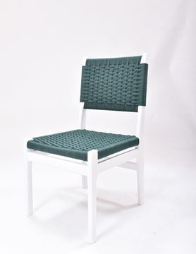Picture of Wooden Arm Chair in Polypropylene Rope