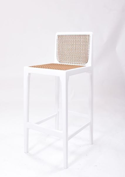 Picture of Wooden Chair in Polypropylene Rope