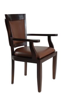 Picture of Solid wood accent dining Arm chair for home, cafe, restaurant & Jewelry