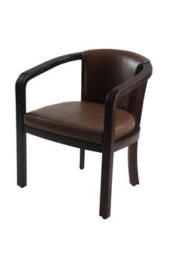 Picture of Solid wood accent dining Arm chair for home, cafe, restaurant & Jewelry