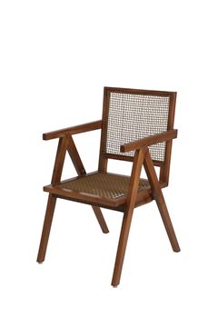 Picture of Solid wood accent dining Arm chair for home, cafe, restaurant & Jewelry