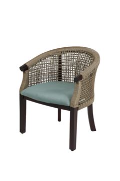 Picture of Solid wood accent dining Arm chair for home, cafe, restaurant & Jewelry