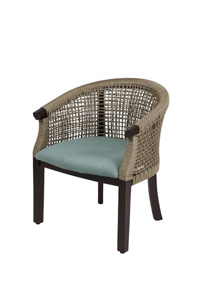 Picture of Solid wood accent dining Arm chair for home, cafe, restaurant & Jewelry