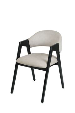 Picture of Solid wood accent dining Arm chair for home, cafe, restaurant & Jewelry